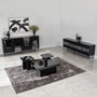 Hanah Home Venice Consola Negro y Fume